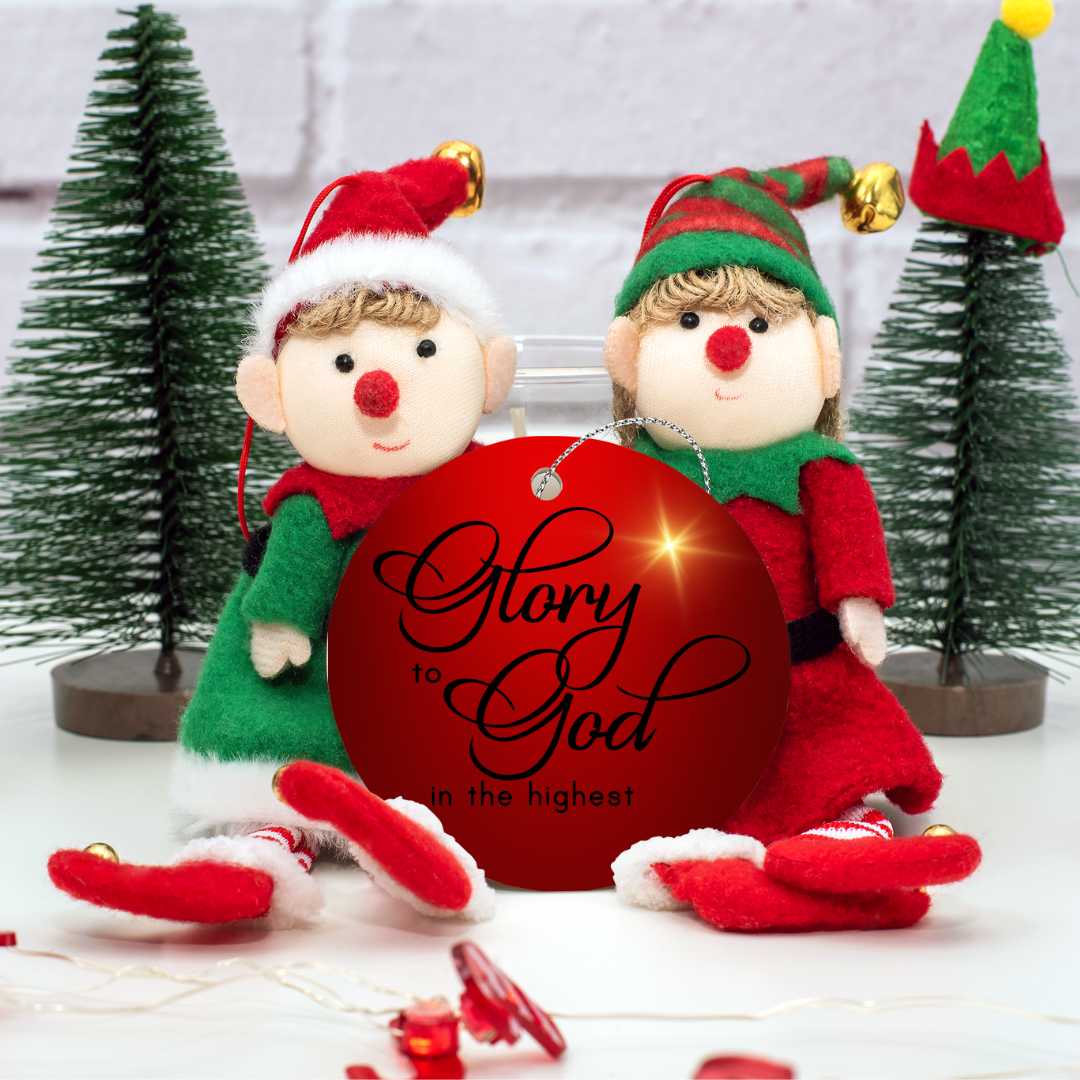 Glory to God Christmas Ornament