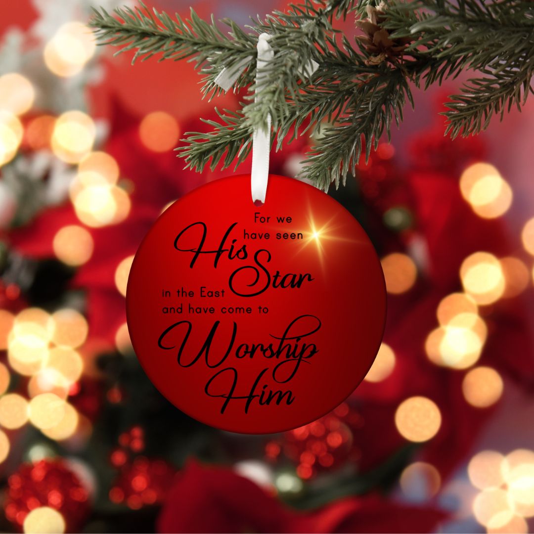 His Star in the East Christmas Ornament