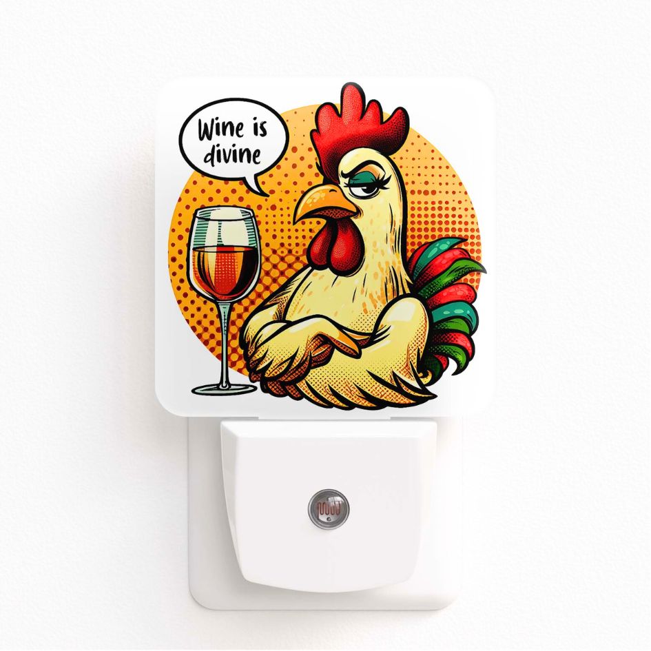 Wine Is Divine Night Light