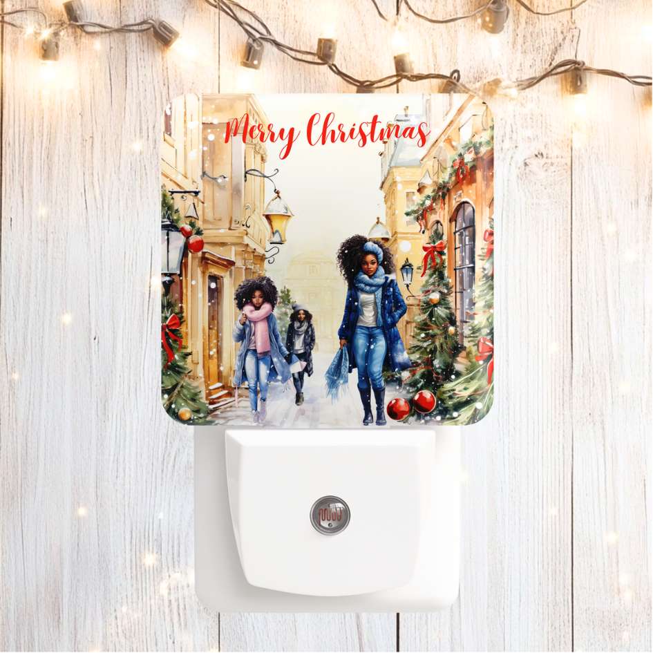 Merry Christmas Streetscape Nightlight