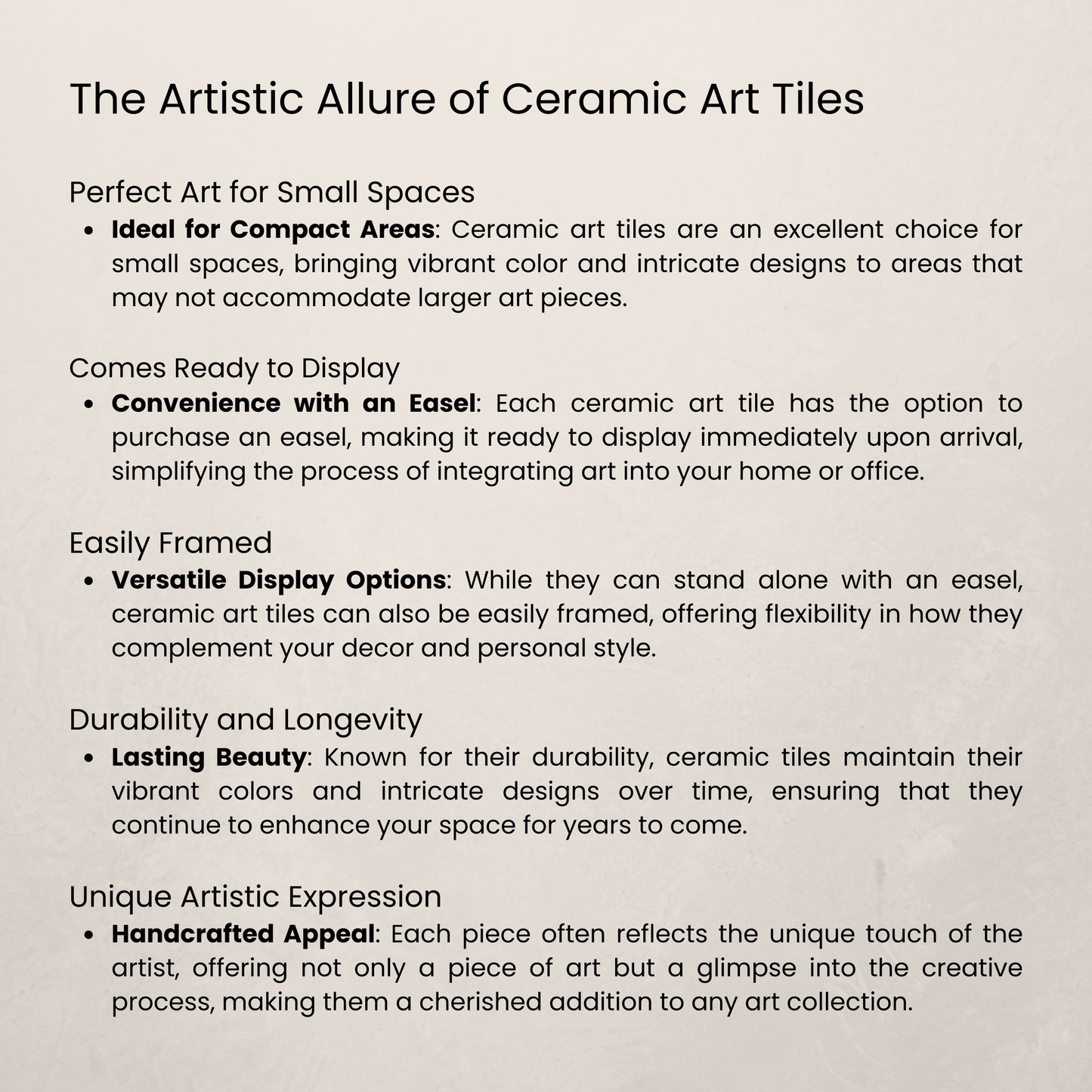 African Art Print Ceramic Tile, Minimalist Black Artwork