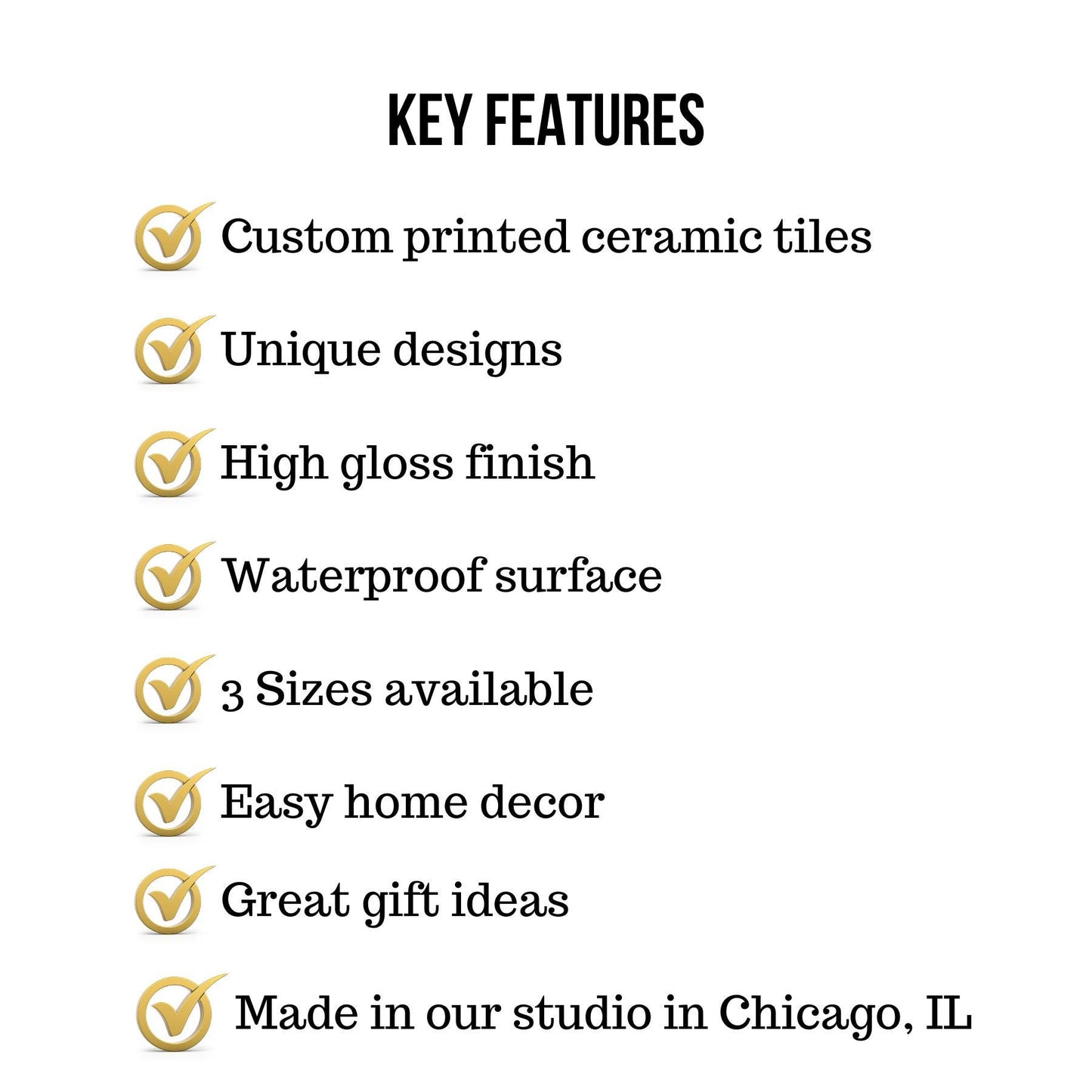 Bathroom Art: Decorative Ceramic Tile for Home - Stylish Wall Sign to Brighten Up Your Bathroom - Soak Your Troubles Away - Gallery Wall