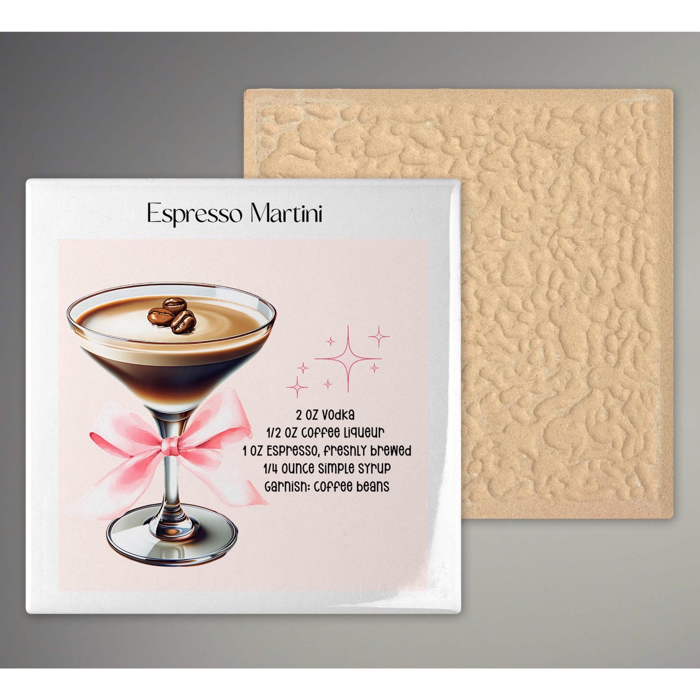Espresso Martini Art Print | Cocktail Poster | Wedding Party Signature Drink Sign | Trendy Wall | Minimalist Elegant Sophisticated Retro