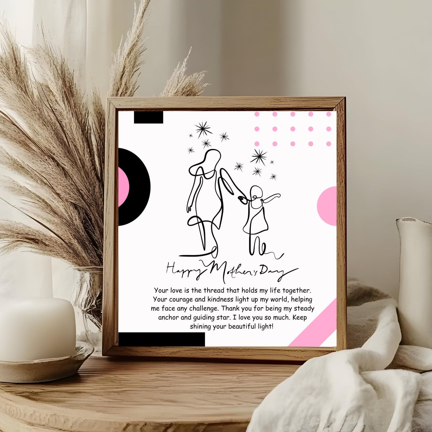 Personalized Gift for Mom Keepsake Box, Custom Ceramic Art Tile Memory Box, Gift for Mother's Day, Jewelry Storage, Ceramic Tile Option