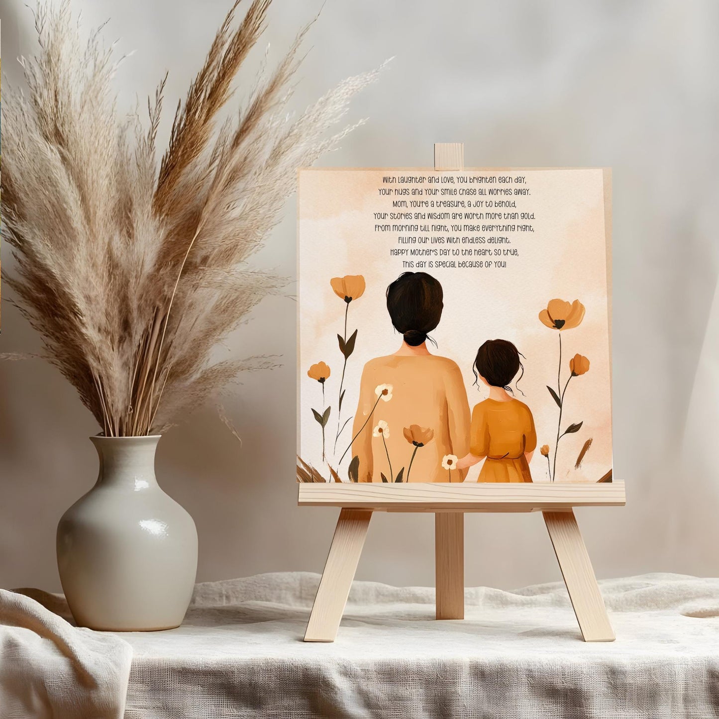 Custom Mom Gift, Cherished Keepsake Box for Special Moments, Jewelry Box, Great Mother's Day Gift, Ceramic Tile Option