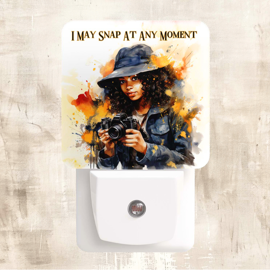 I May Snap Funny Dusk to Dawn Nightlight