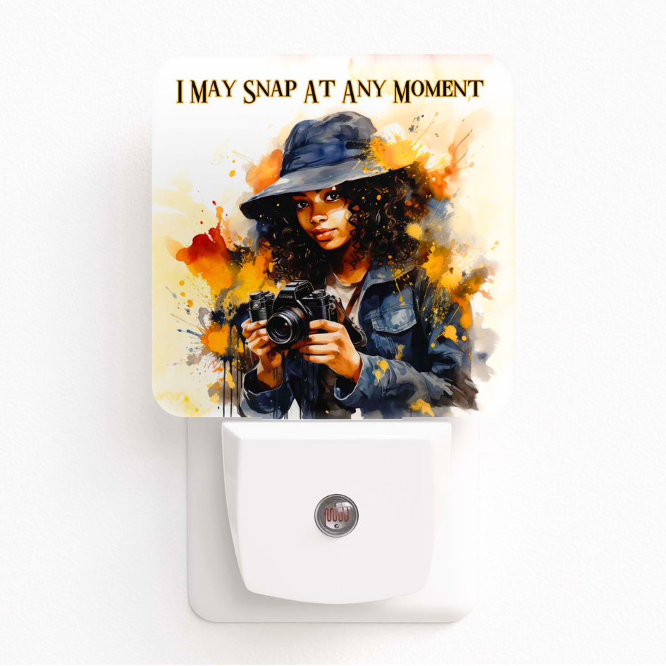 I May Snap Funny Dusk to Dawn Nightlight