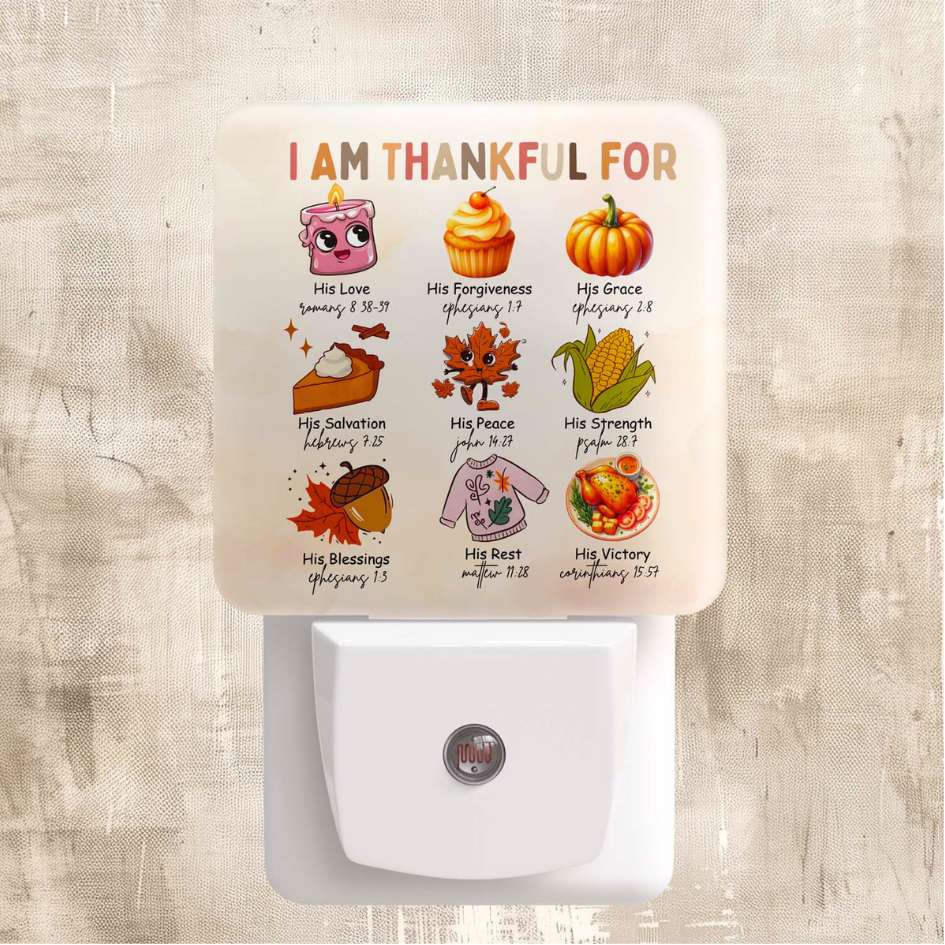 I Am Thankful For Nightlight with Scriptures