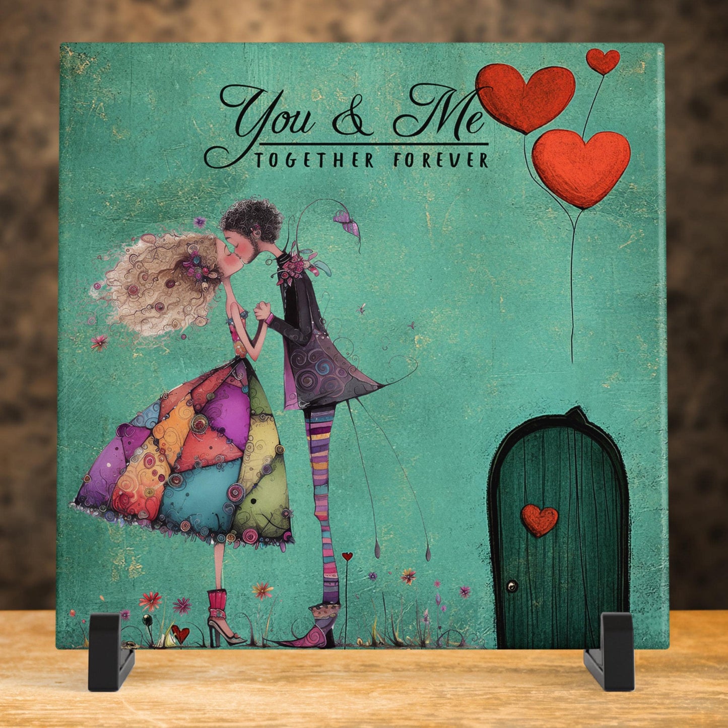Whimsical Couples Lovebirds Gift