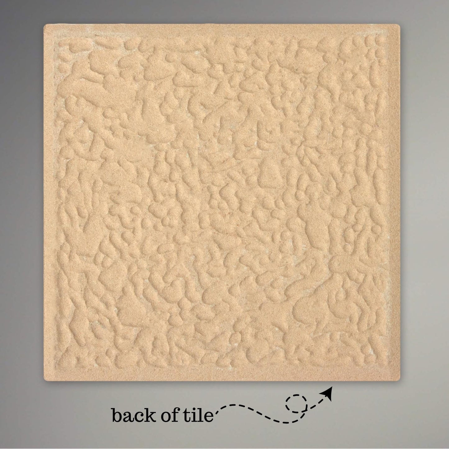 Boho Desert Art Ceramic Tile, Minimalist Handmade Ceramic Wall Decor for Unique Home Accent, Perfect Nature Inspired Gift