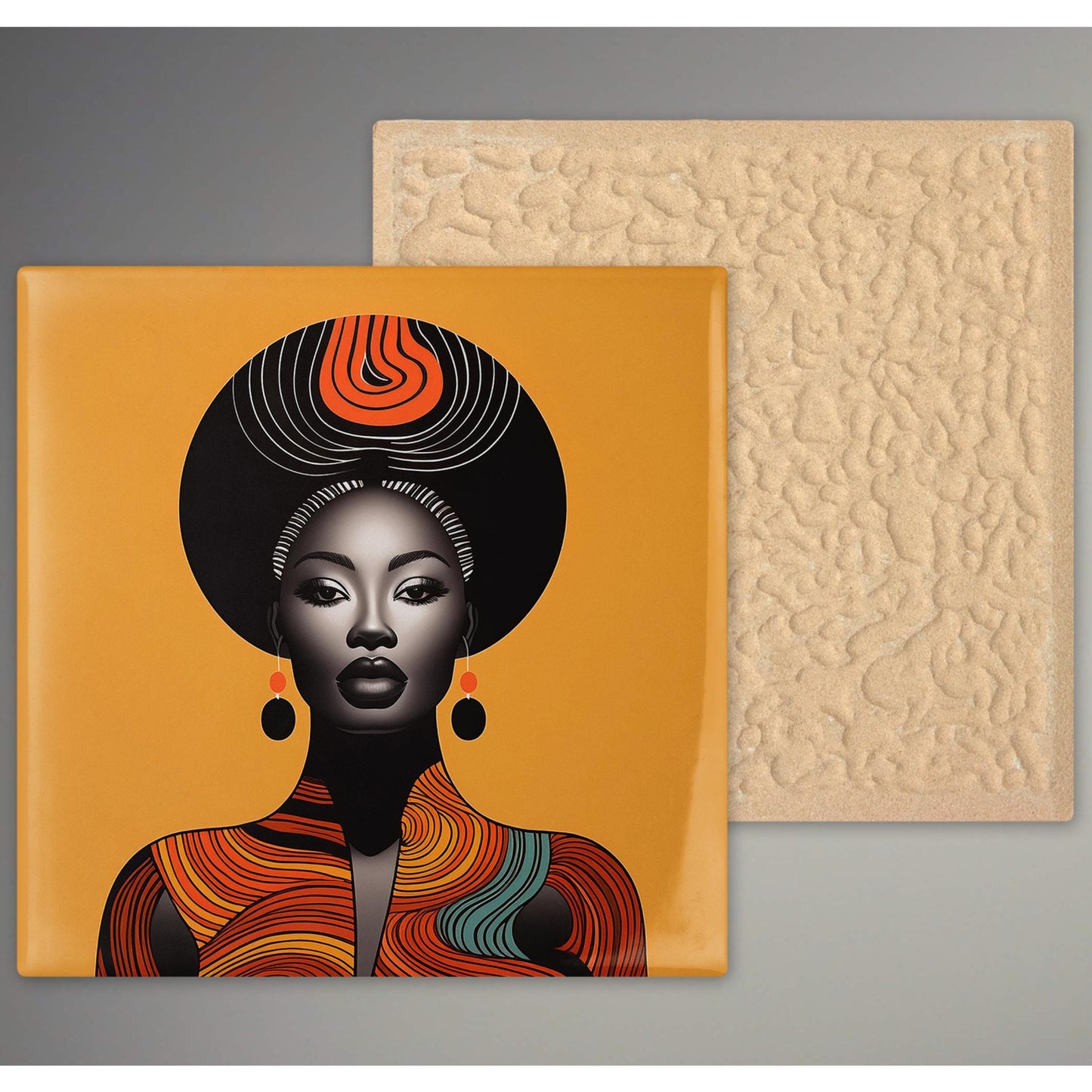 African Woman  Modern Minimalist Art