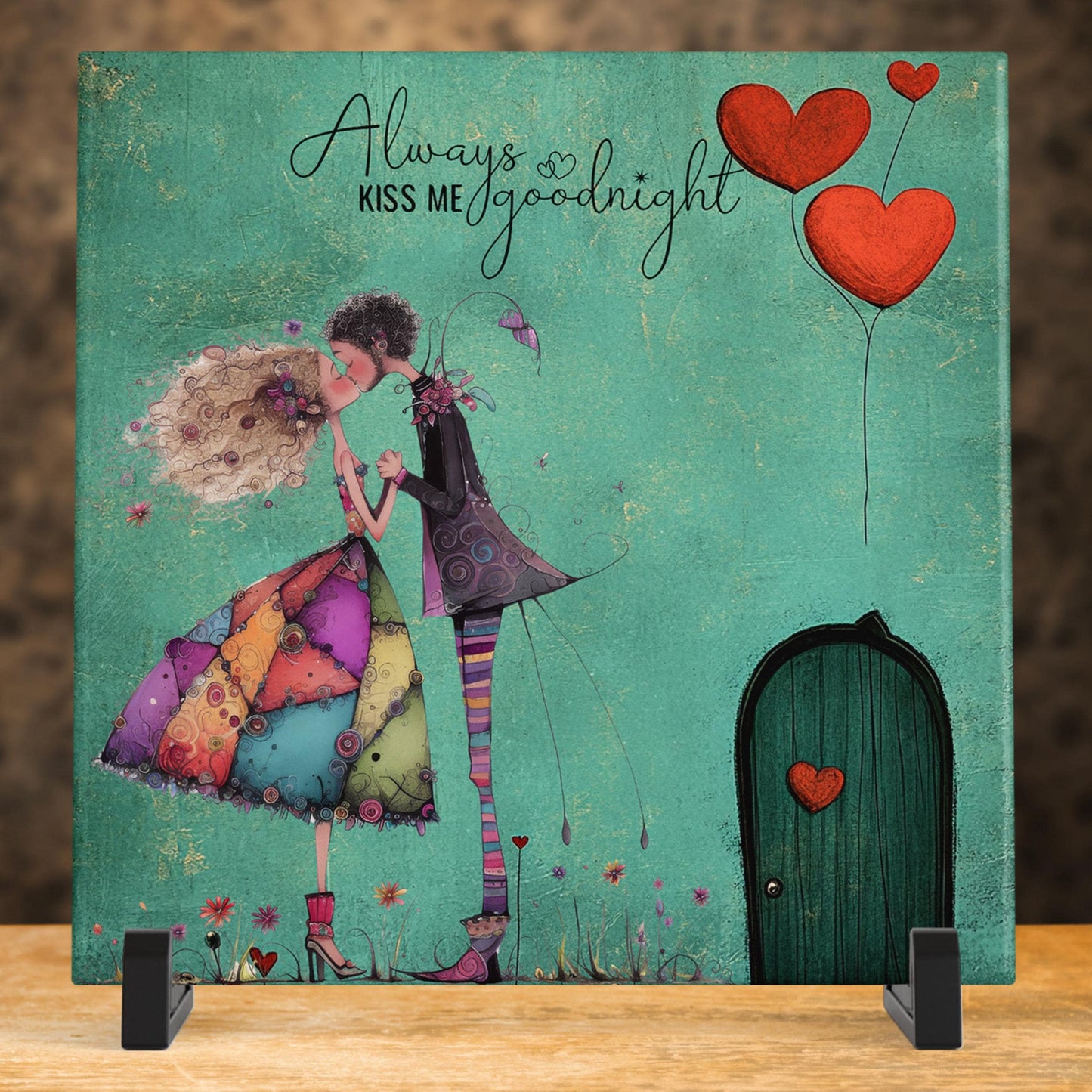 Whimsical Couples Lovebirds Gift