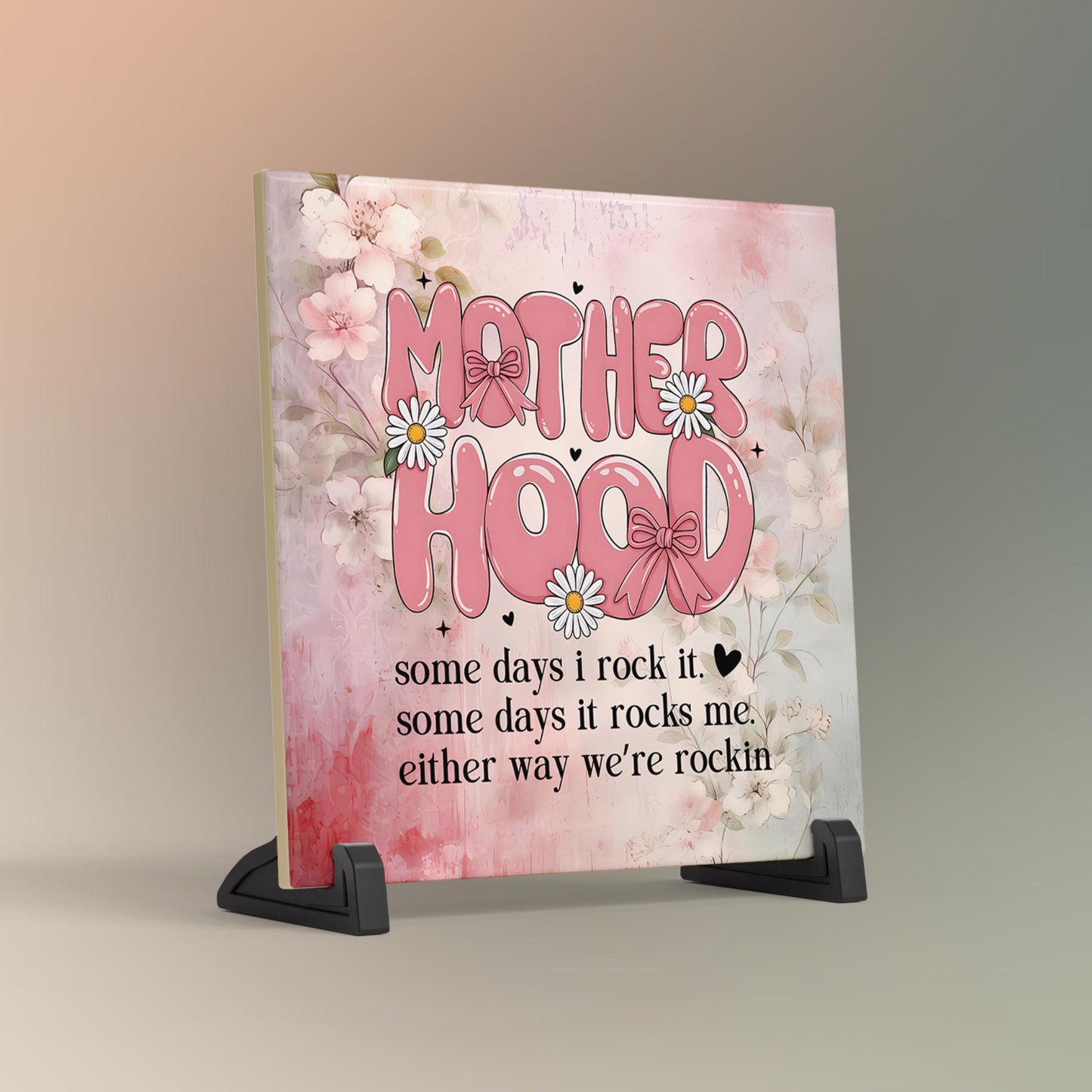 Mother Hood Custom Memory Organizer, Cherished Keepsake Box for Special Moments, Jewelry Box, Great Mother's Day Gift, Ceramic Tile Option