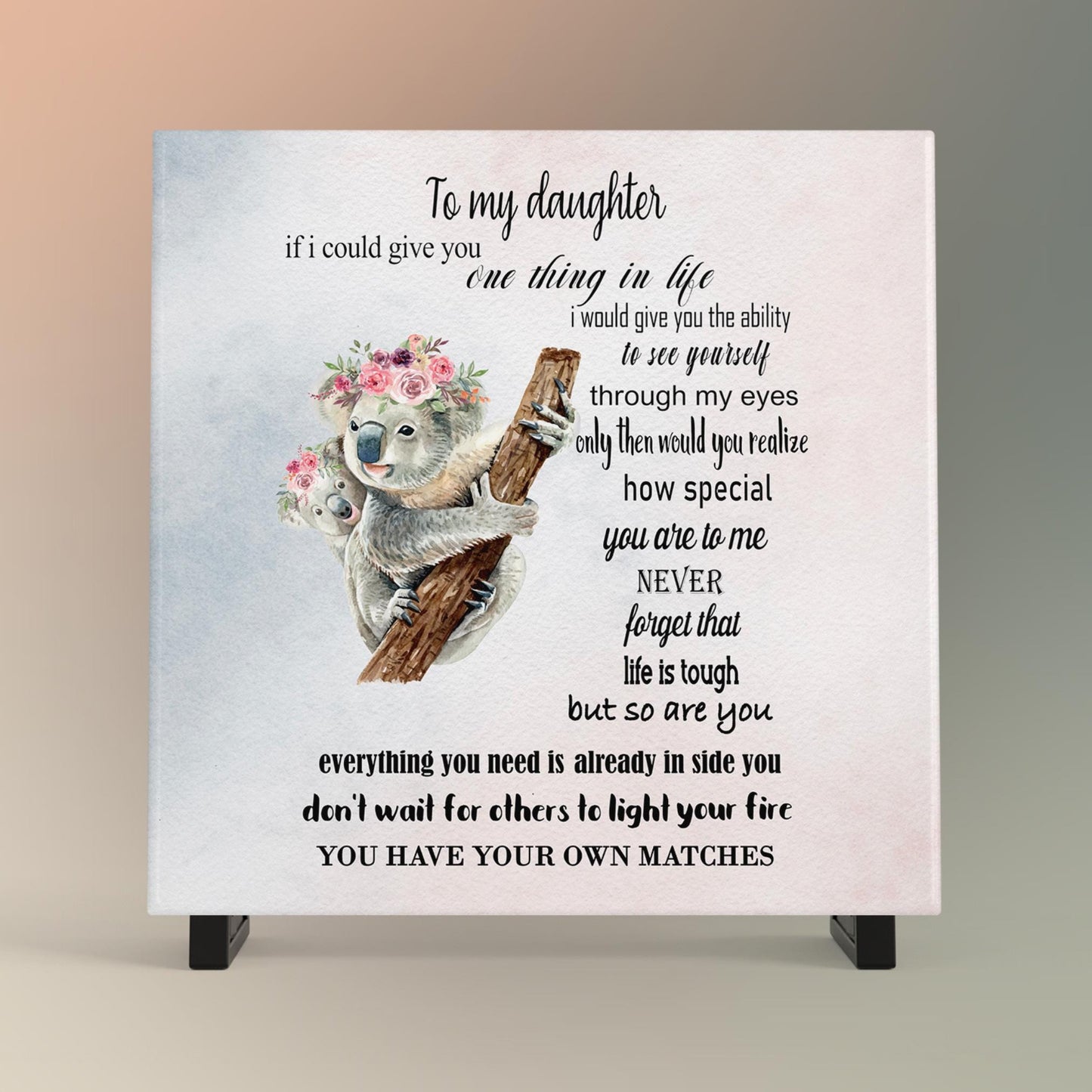 Gift to My Daughter Memory Box, Keepsake Jewelry Organizer, Self-Care Gift for Women, Mother's Day Gift, Jewelry Box Mother to Daughter Gift