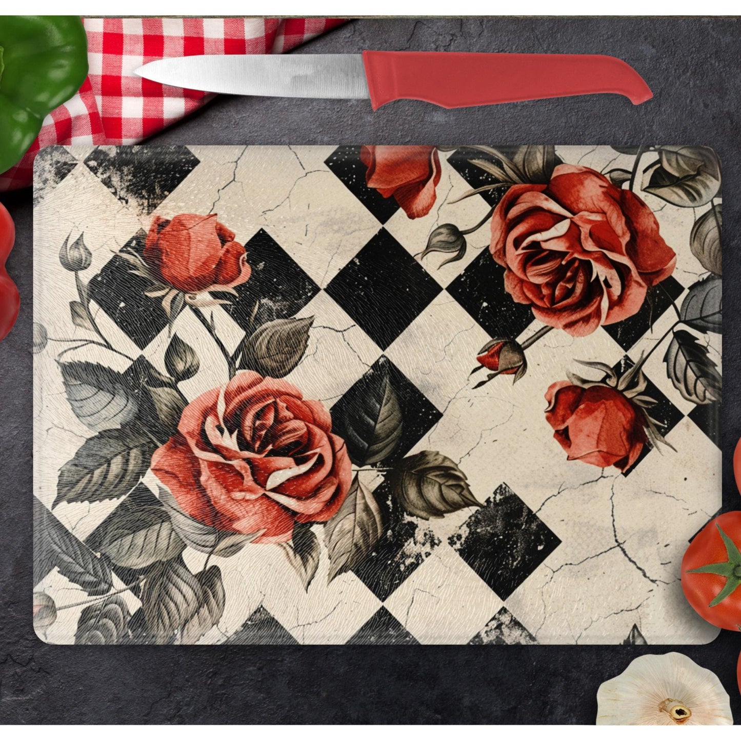 Custom Cutting Board, Charcuterie Board, Serving Tray, Hostess Housewarming, Challah Board, Functional Kitchen Art, Tempered Glass Board