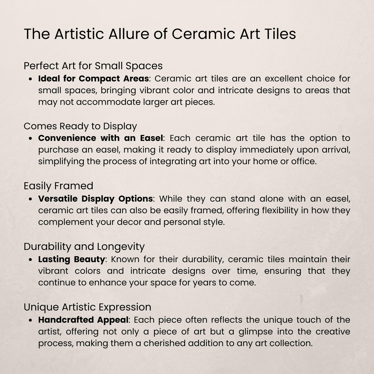 Hot Air Balloon Desert Oasis Ceramic Tile, Southwest Art,  Handmade Ceramic Wall Decor for Unique Home Accent, Perfect Nature Inspired Gift